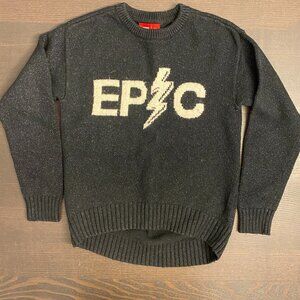 Girls GAP Black Sweater "Epic" - Size XL (12)